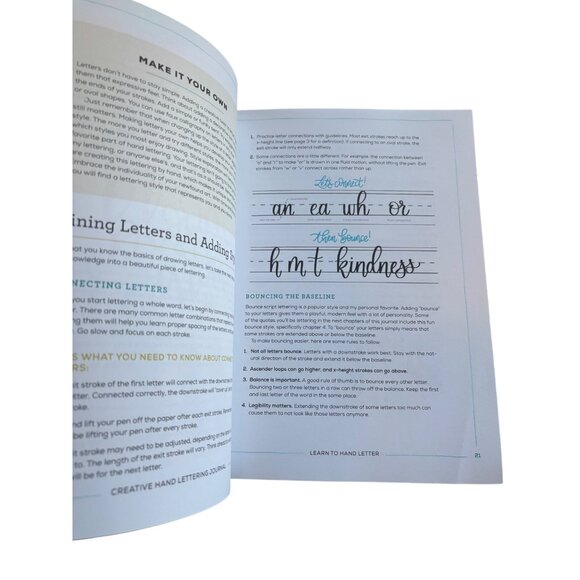 Lettering & Calligraphy Journal Set With Inspirational Quotes By Amanda Kammarad - Picture 9 of 9